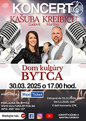 BYTČA - KAŠUBA / KREIBICH - KONCERT - PODUJATIA REGIÓN JAVORNÍKY
